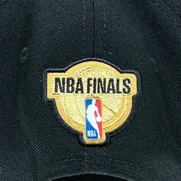 2018 NBA Finals Golden State Warriors New Era 9Fifty Cap Hat Mens One Size Black - Picture 7 of 10